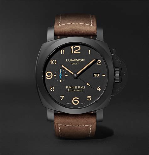 panerai luminor 1950 3 days gmt automatic tuttonero|panerai luminor 1950 submersible slytech.